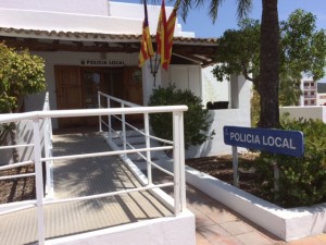 La sede de la Policía Local de Sant Josep. 