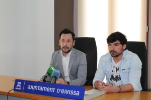 Rafa Ruiz y Agustín Perea en la presentación de la feria. 