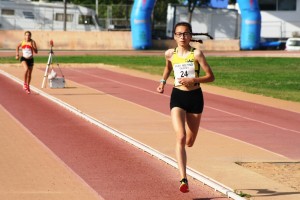 La mallorquina Rosa Serra se impuso en la prueba de los 1.000 metros femeninos. Fotos: C. V.