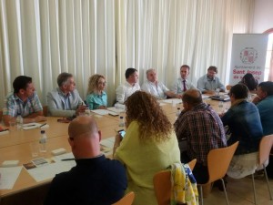 Imagen de la Mesa de Turismo celebrada hoy en el municipio de Sant Josep.