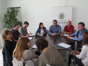 Imatge de la reunió que ha tengut lloc a Sant Josep.