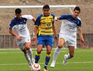 Dailos Tejera, en su etapa con Las Palmas Atlético.