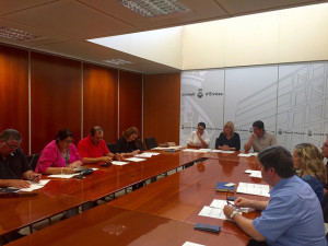 Imatge de la reunió de la Comissió d'Artesania del Consell d'Eivissa.