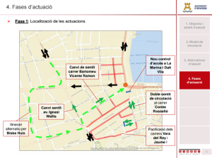 Primera fase con cambio de dirección en un tramo de Ignasi Wallis y Bartomeu Vicente Ramón. 