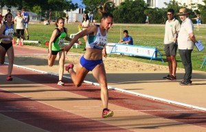 Maria Quetglas se ha impuesto en los 100 y 200 metros lisos. Fotos: C. V.