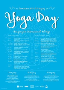 Cartell de les activitats del Yoga Day, que tendrà lloc a Formentera.