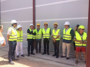 Marc Pons y Jaume Ferrer han visitado hoy la central de es Ca Marí. 