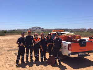 Los voluntarios que han participado en la formación.