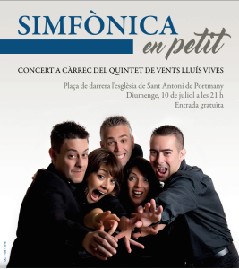 El quintet de vents de l'Orquestra Simfònica de les Illes Balears actua aquest diumenge a Eivissa.