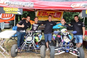 El ibicenco Víctor Bermejo junto al campeón de España Raúl 'Lupi' Vega.