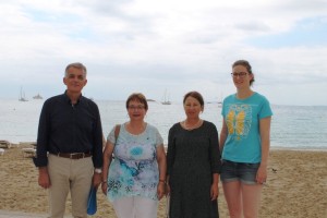 Vicent Torres, Gloria Corral, Montse García y una representante de Anfibios han presentado las excursiones.