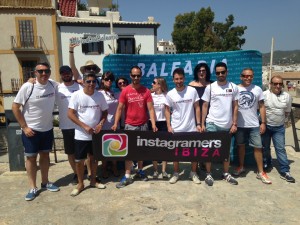 Los 'instagramers' han recorrido Dalt Vila y han visitado el Parque Natural de Ses Salines.