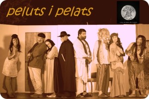 Cartell de l'obra de teatre 'Peluts i Pelats'