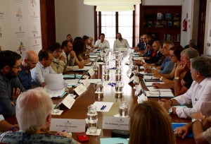 Imagen de la reunión de la Comisión de Impulso del Turismo Sostenible.