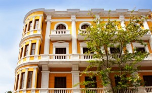 Fachada del Gran Hotel Montesol, que este martes ha reabierto sus puertas.