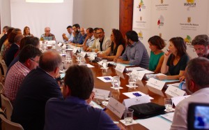 Imagen de la reunión de la Comisión de Impulso del Turismo Sostenible.