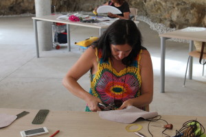 Imagen de una arteasana en el centro Sa Pedrera.