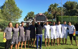 La marca de relojes suizos TAG Heuer organizó un reto futbolístico en Ibiza.