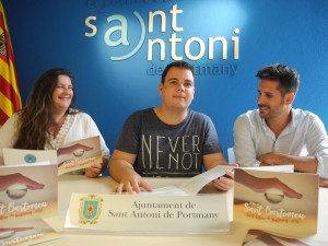 Cristina Ribas, Raúl Díaz y Antonio Lorenzo, en rueda de prensa.