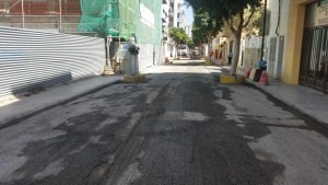 Asfaltat del carrer Via Púica de Vila