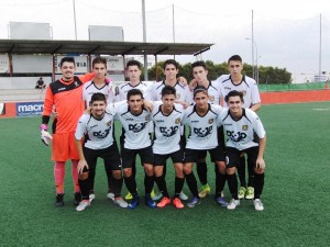 Once inicial del Sant Josep en el partido ante el San Francisco B. Foto: Fútbol Balear