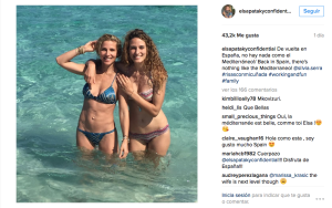 Elsa Pataky y su cuñada en Formentera.