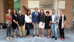 Pep Tur, junto a otros responsables de Cultura de las Ciudades Patrimonio de la Humanidad.