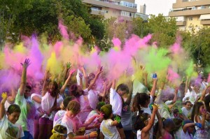 Una imatge de la festa Holi del passat mes d'agost.