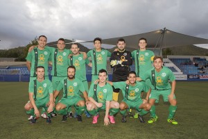 Once inicial del Luchador que este domingo ha perdido ante el CD Ibiza. Foto: Paco Natera 