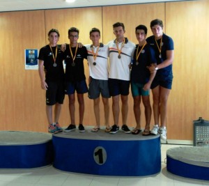 Joan Carmona y Jorge Linero ocuparon la primera plaza del podio en categoría cadete.