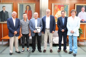 Vicent Torres, presidente del Consell, recibió a Ginés Meléndez, que participa en unas jornadas técnicas.