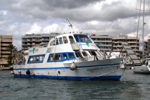 El Joven Antonia II, en una imagen de archivo, en el puerto de Ibiza.