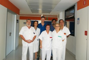 El equipo del Servicio de Otorrinolaringología del Hospital Can Misses.