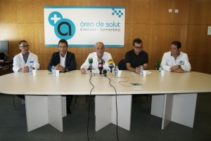 Imagen de la rueda de prensa que ha tenido lugar esta mañana.