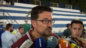 Iñaki Alonso, entrenador del Lorca FC.