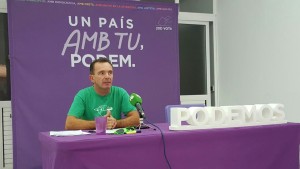 Salvador Aguilera en rueda de prensa. 