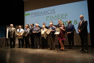 Imagen de los premiados en la gala del pasado año.