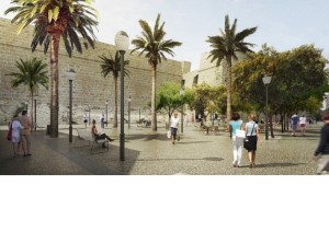 Imagen del proyecto ganador en 2009 de Alda y Jover y que se llevará a cabo para la peatonalización de Vara de Rey y plaza del Parque.