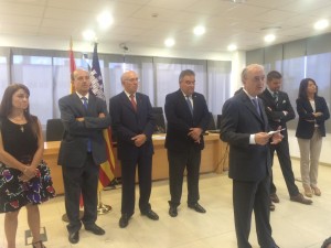 Antonio Terrasa durante la apertura del año judicial.