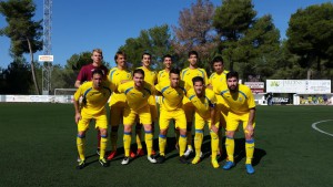 Plantilla del Ciutadella poco antes del inicio del partido