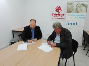 Ferran Novell y Joan Marí renuevan el acuerdo de colaboracion.