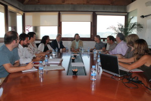 Imagen de la reunión del Consorcio Eivissa Patrimonio de la Humanidad.