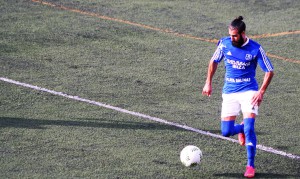 Ander Franco, autor del segundo tanto del San Rafael en el campo del Rotlet Molinar