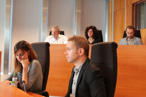 David Ribas,en el pleno que se ha celebrado esta mañana en el Consell d'Eivissa. 