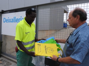 A partir del lunes se distribuirán los packs de reciclaje.