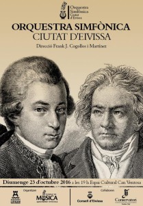 Cartell del concert de l’orquestra Simfònica Ciutat d’Eivissa