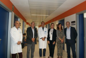 Patricia Gómez ha visitado esta mañana el hospital de Can Misses.