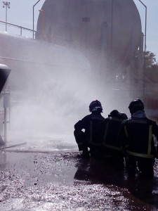 Bombers d'Eivissa intervenen en l'extinció del foc.