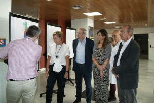 Patricia Gómez ha visitado esta mañana el hospital de Can Misses.