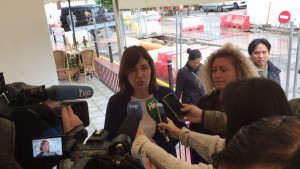 La consellera Pepa Costa en declaraciones a lo medios. 